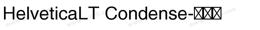 HelveticaLT Condense字体转换